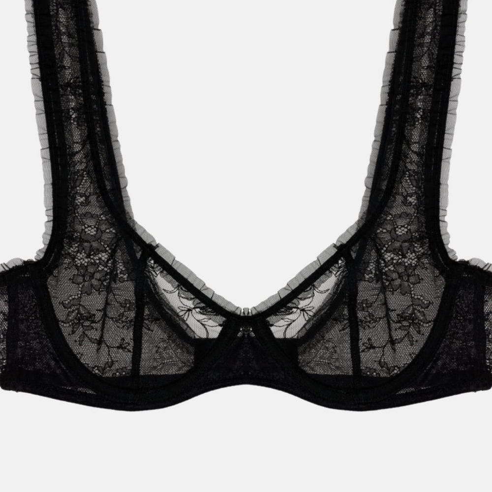 Limited edition black lace Zara bra